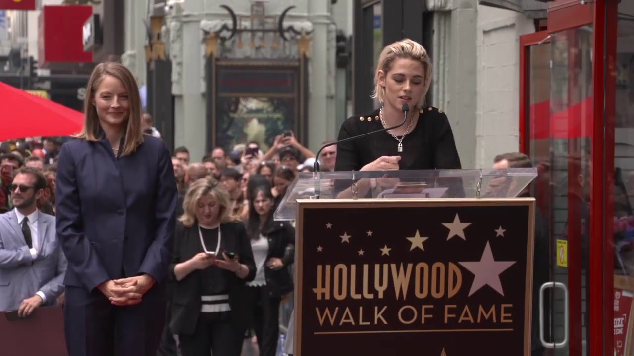 Jodie Foster Walk Of Fame Ceremony Speeches from Kristen Stewart & Others | ScreenSlam