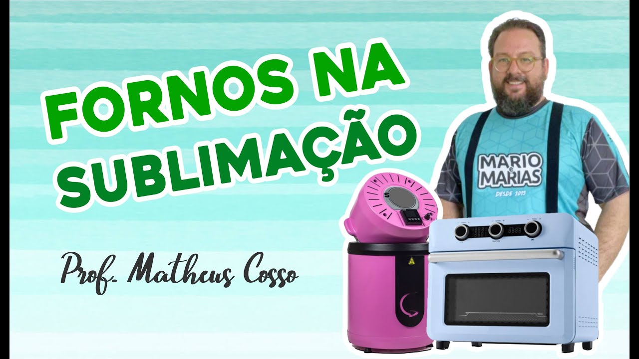 FORNOS NA SUBLIMAÇÃO - Utilizando os dois modelos mais vendidos! Conheça nosso curso.