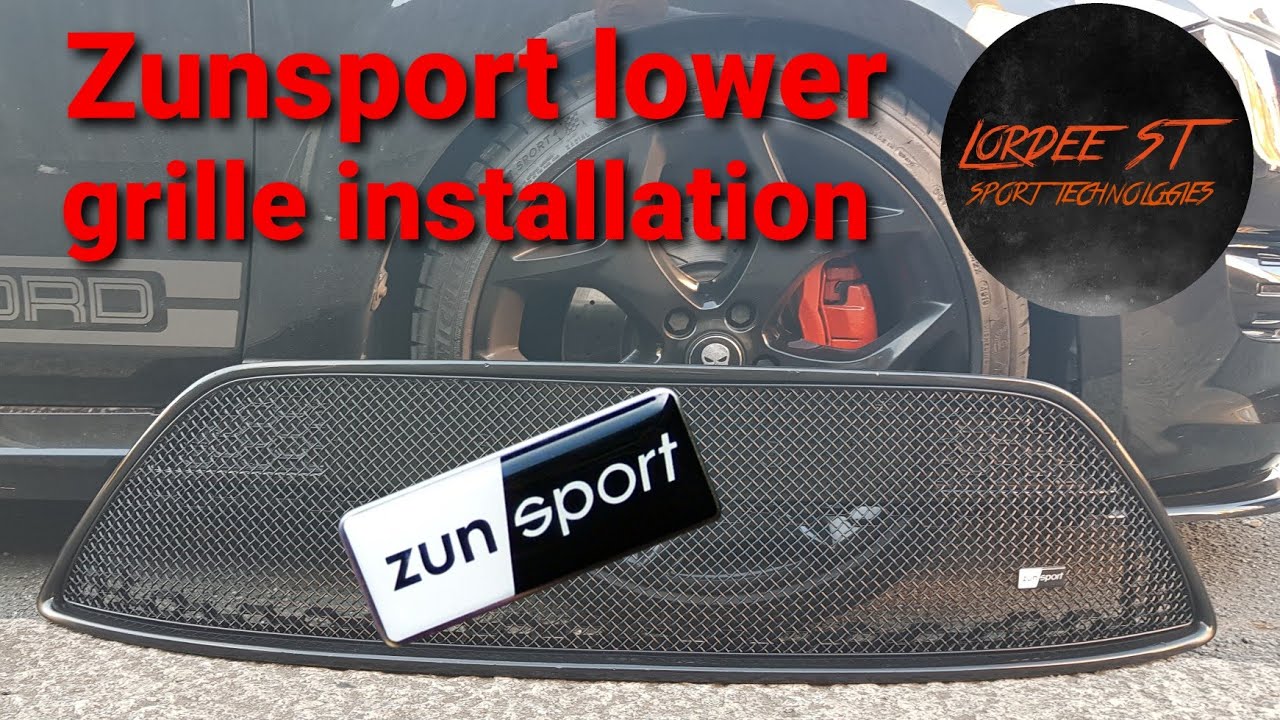 Zunsport Full Lower Grille Installation Focus MK2 ST FACELIFT
