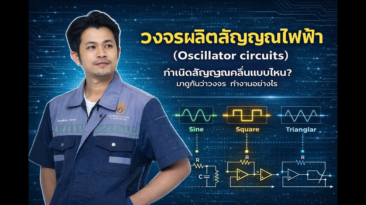 วงจรผลิตสัญญาณไฟฟ้า (Oscillator circuits)