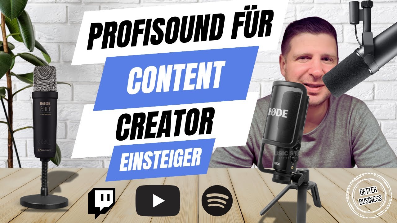 🎙️ Profi-Sound für YouTube, Podcasts & Streaming: Welches Mikrofon passt zu dir? (+ Tipps)