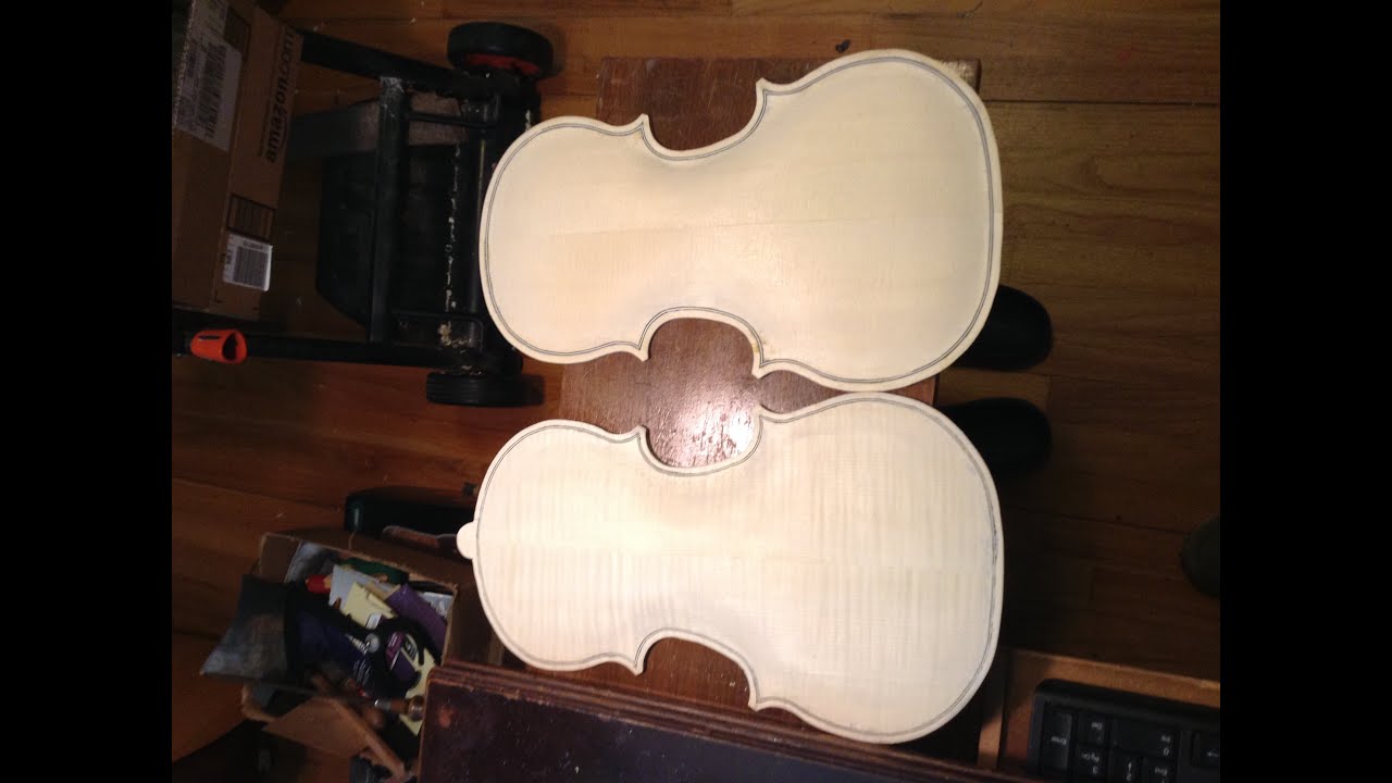 Roger Smith doing stuff gluing top in violin