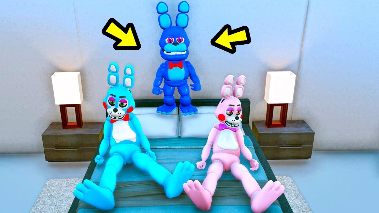 MANS&Atilde;O ANIMATRONICS DO TOY BONNIE, SISTER BONNIE E BABY BONNIE | GTA V Five Nights at Freddy's