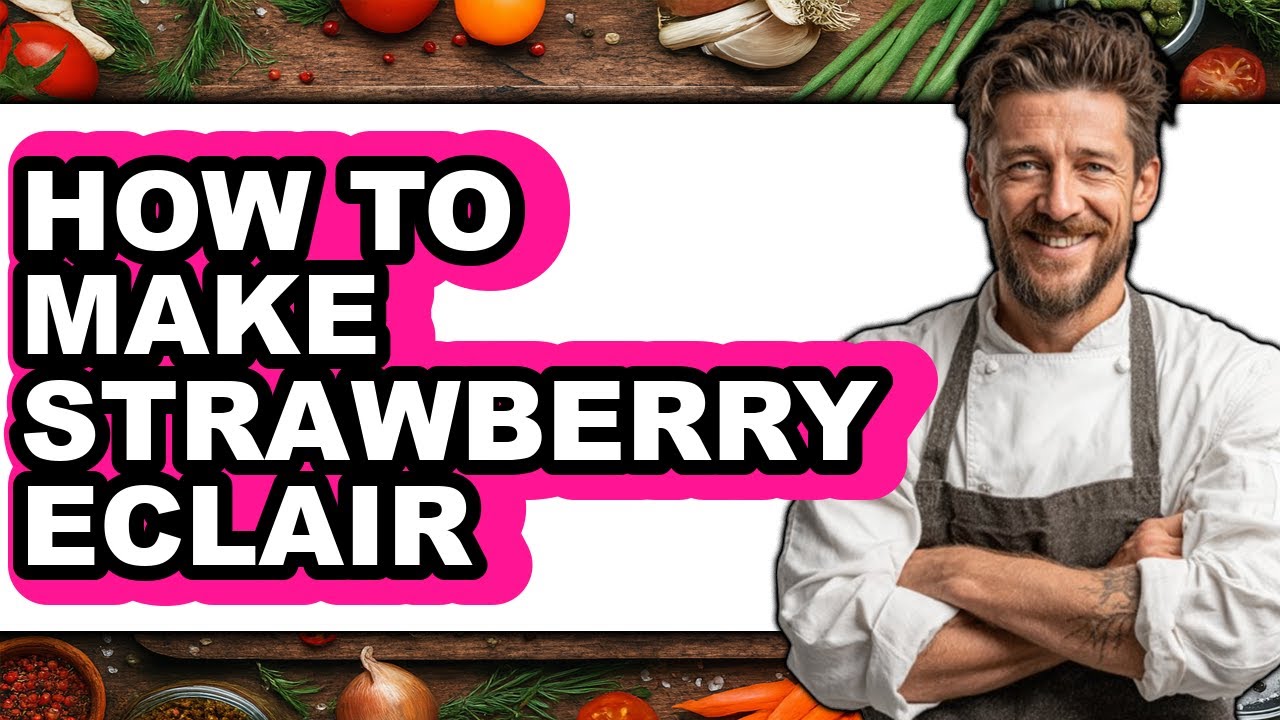 How to Make Strawberry Eclair (Only Way)