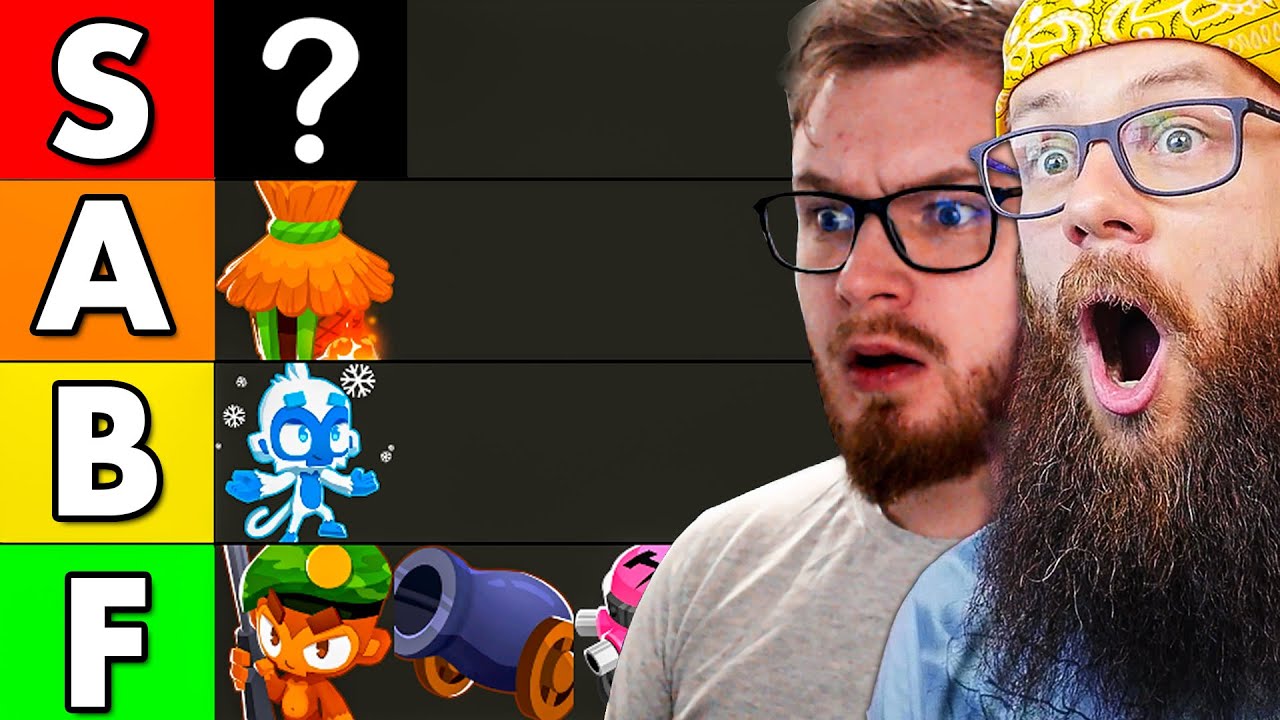 RAZEM z ADMIROSEM ZROBILIŚMY TIER LISTE MAŁPEK w BLOONS TD 6