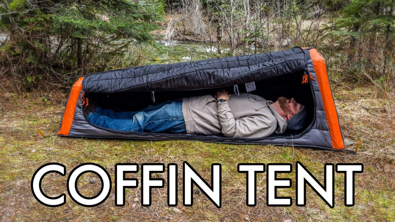 Overnight in a Tiny Insulated Tent | Not for the Claustrophobic!