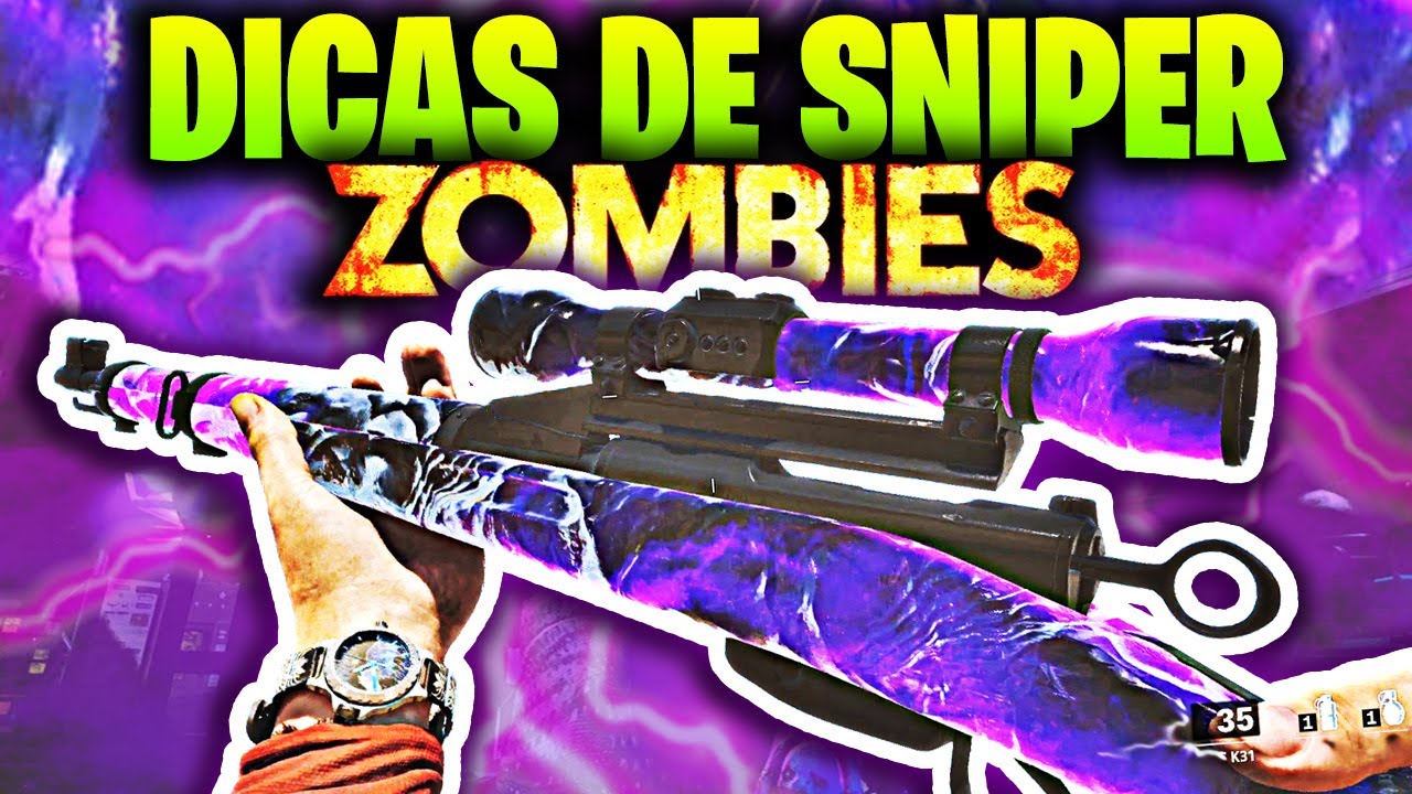 DICAS para Camuflagem OURO nas SNIPERS no Zombies de COLD WAR