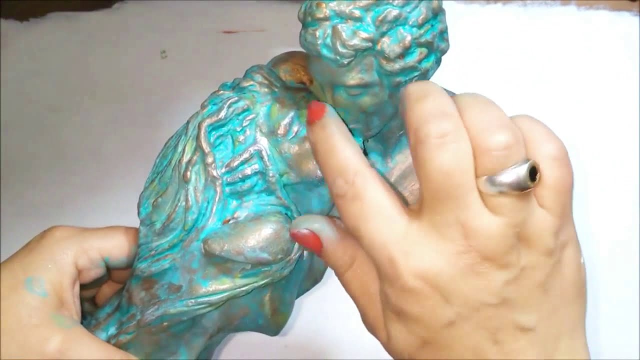 como hacer una PATINA COBRE