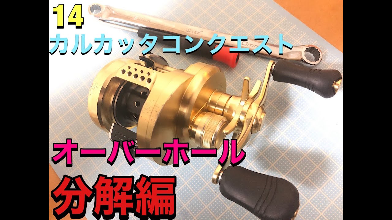 14 カルカッタコンクエスト オーバーホール 分解編