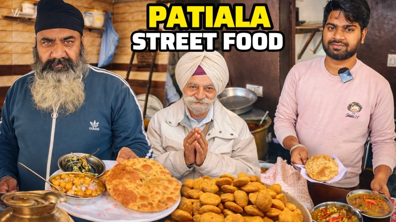 PATIALA Famous STREET FOOD | Choudhary KACHORI | PATIALA LASSI | Street FOOD India