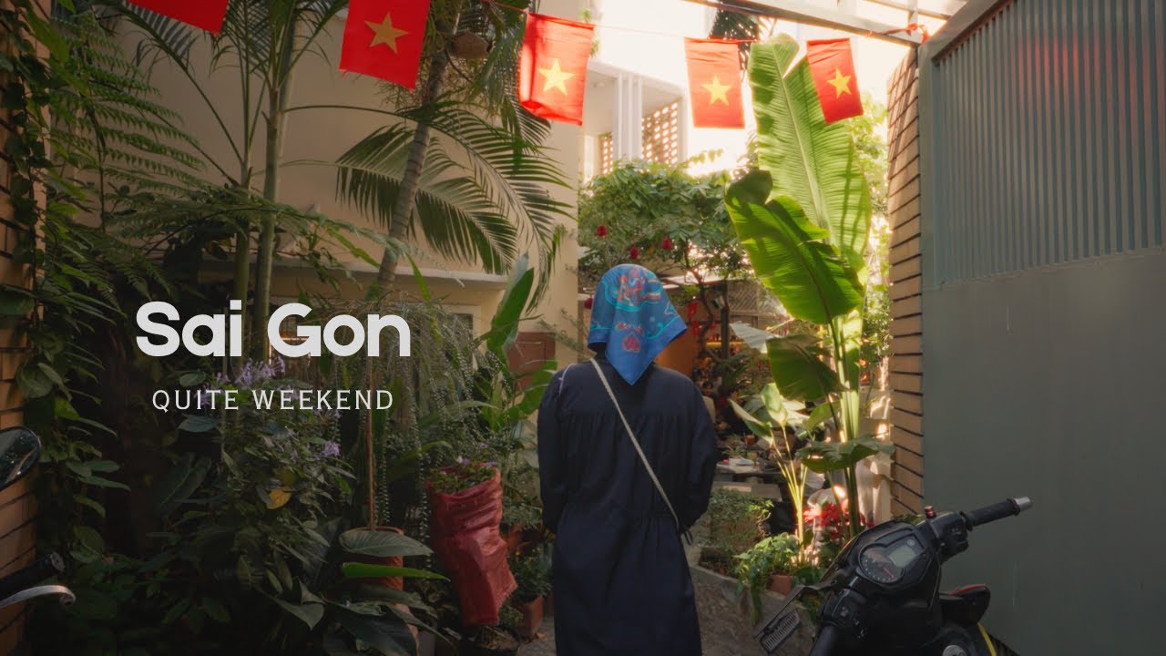 #1 Quiet weekend in Ho Chi Minh 🦭 Hidden retro places: Cafe, clothes, book, slow walks