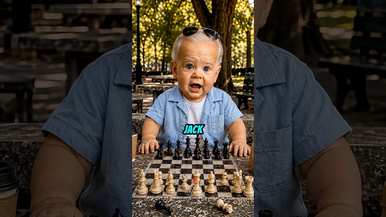 Baby Trump Plays Chess With Baby Biden 😂