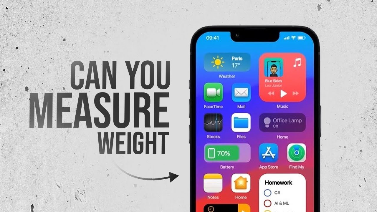 Can you Measure Weight on iPhone? (explained)