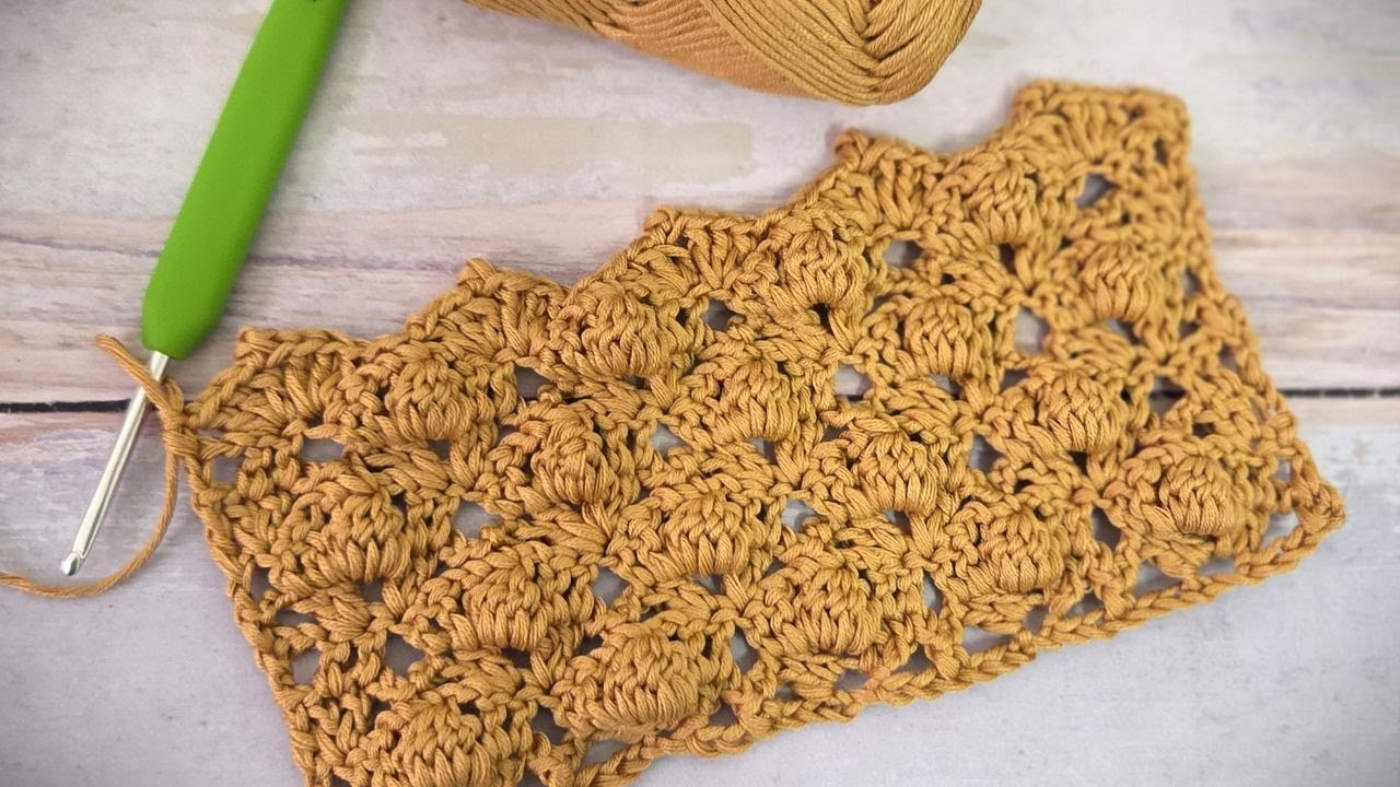 Versatile Crochet Stitch Pattern – Perfect for Sweaters, Cardigans, Dresses, Hats and others.
