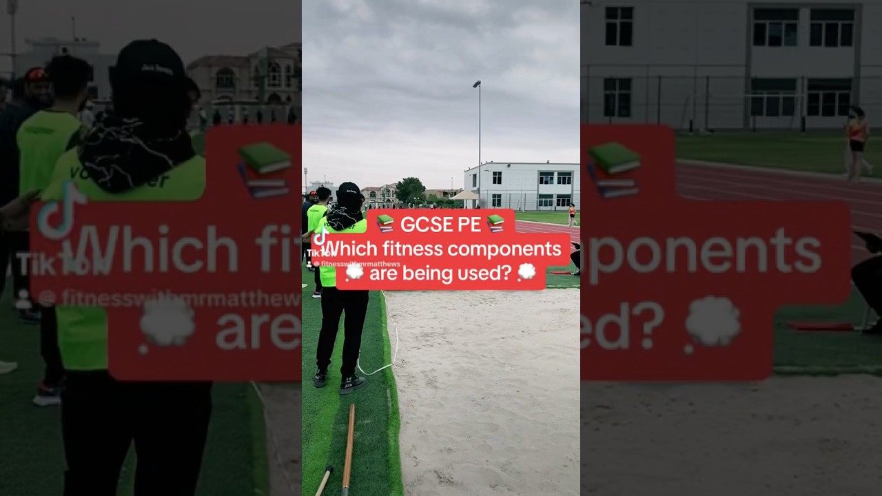 📚GCSE PE📚 Which fitness components are being used? 