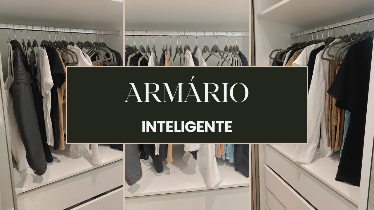 COMO MONTAR UM ARMÁRIO INTELIGENTE DO ZERO? Cápsula Inteligente, guarda roupa FUNCIONAL e VERSÁTIL !