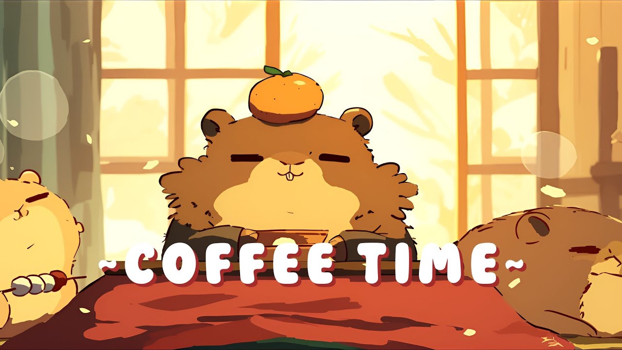 Capybara Beats & Lofi - Peaceful Music for Your Soul ~ Warm Feelings ~ 🦫 ✨ 🌙