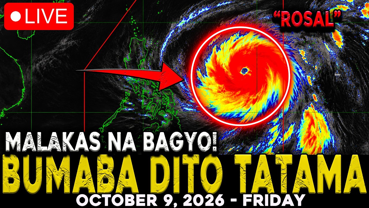 OCTOBER 9 2026 | POSIBLENG BAGYONG ROSAL NABUBUO AT TUMAAS ANG CHANCE MAG LANDFALL SA BANSA!