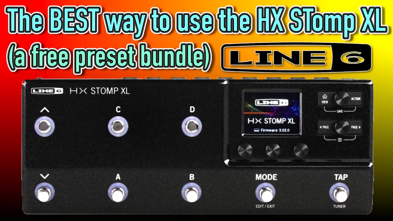 Объединение режимов Snapshot и Stompswitch на HX Stomp XL (бесплатные пресеты)