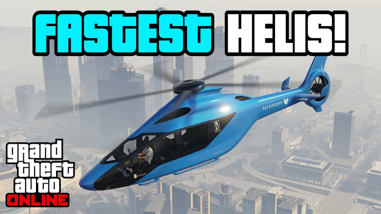 GTA 5 — 10 самых быстрых вертолётов по максимальной скорости в 2023 году