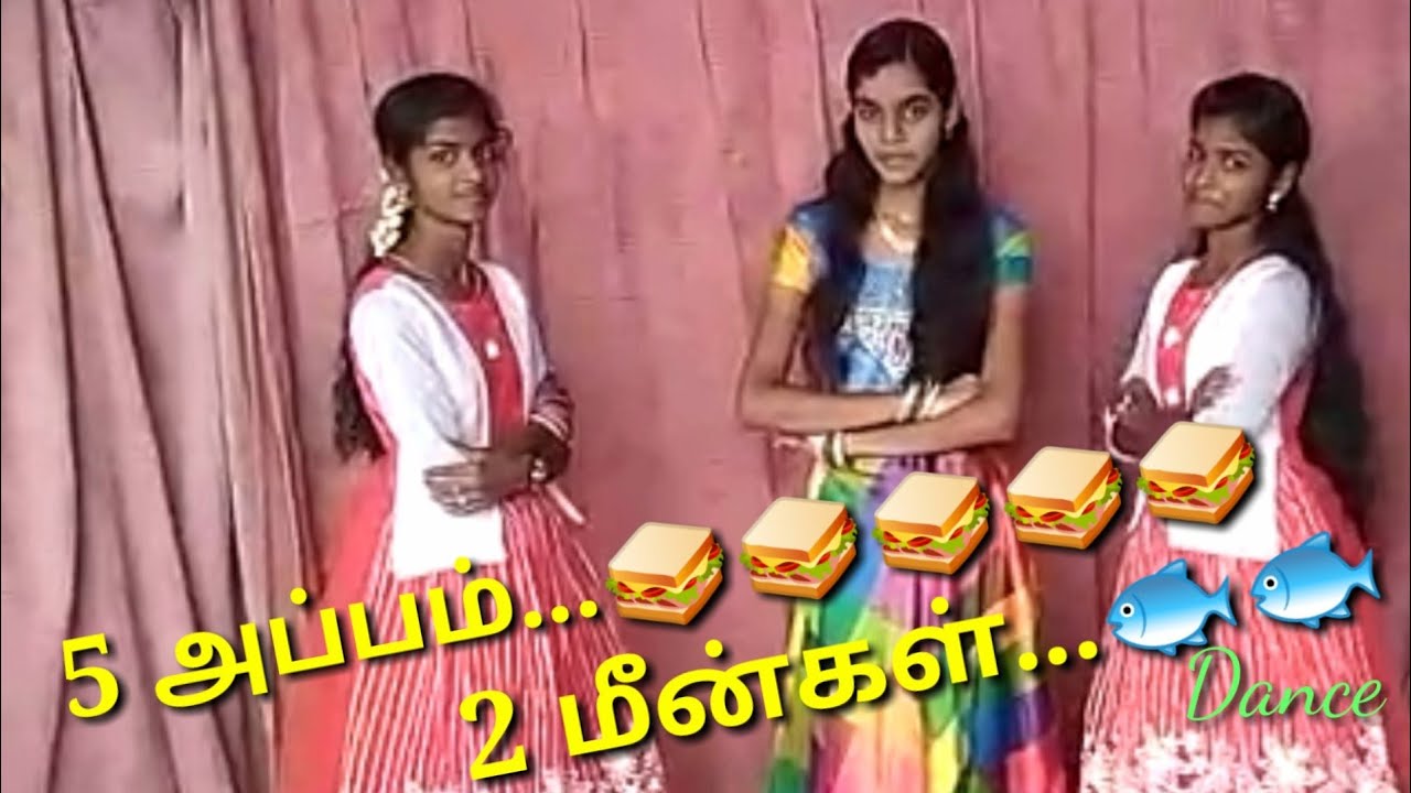 ஐந்து அப்பம் இரு மீன்கள் | sunday class song for children | Tamil Christian Song