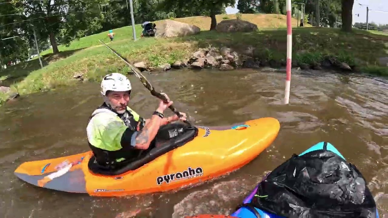 Wildwasserkanal Budweis Packraft