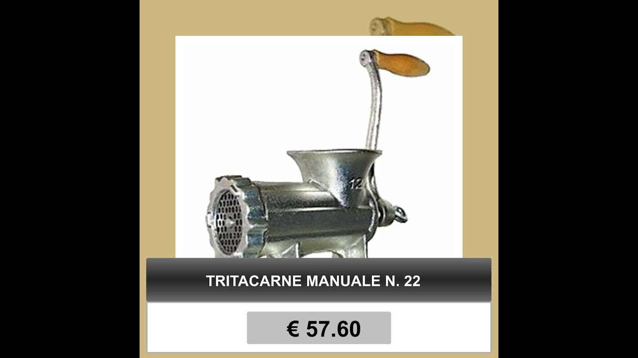 TRITACARNE MANUALE N. 22