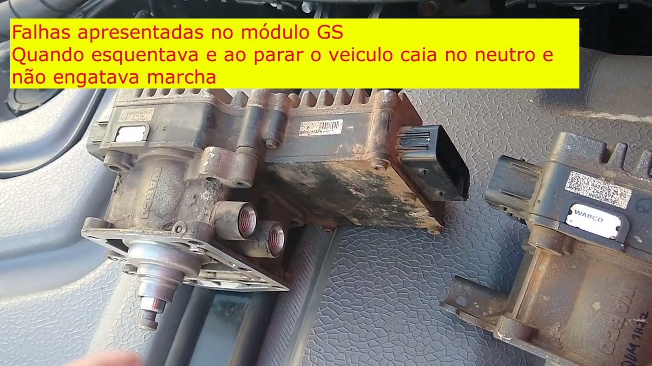 Defeitos nos módulo GS da caixa G281 - Mercedes Benz Axor 2544
