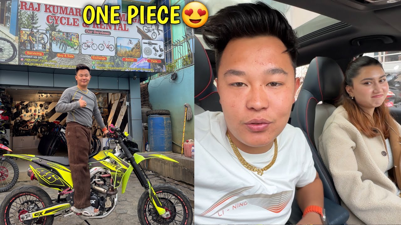 ONE PIECE DIRTBIKE BECHDEYE CUSTOMER LAI😍 / CX250R / ​⁠@rajkumarthapamagar32