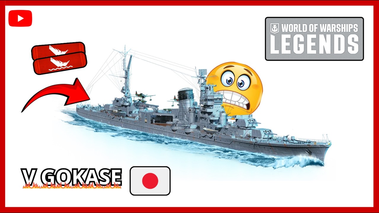 WoWs L : GOKASE gameplay PS5 (flag)
