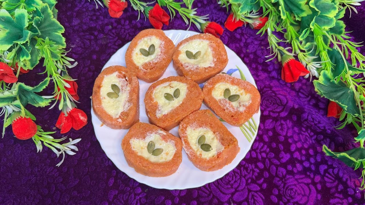 Carrot Sweet Rolls! Sure easy and delicious recipe!! Unique way to make carrot sweet!!!