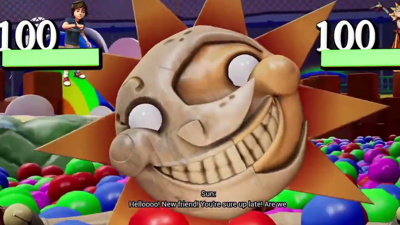 Five Nights at Freddy’s: Security Breach - Todos los saltos y finales con barras de salud