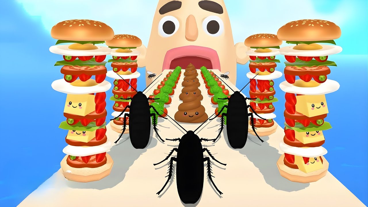 Sandwich Runner - Gameplay Walkthrough - All Levels (IOS, Android) EP151