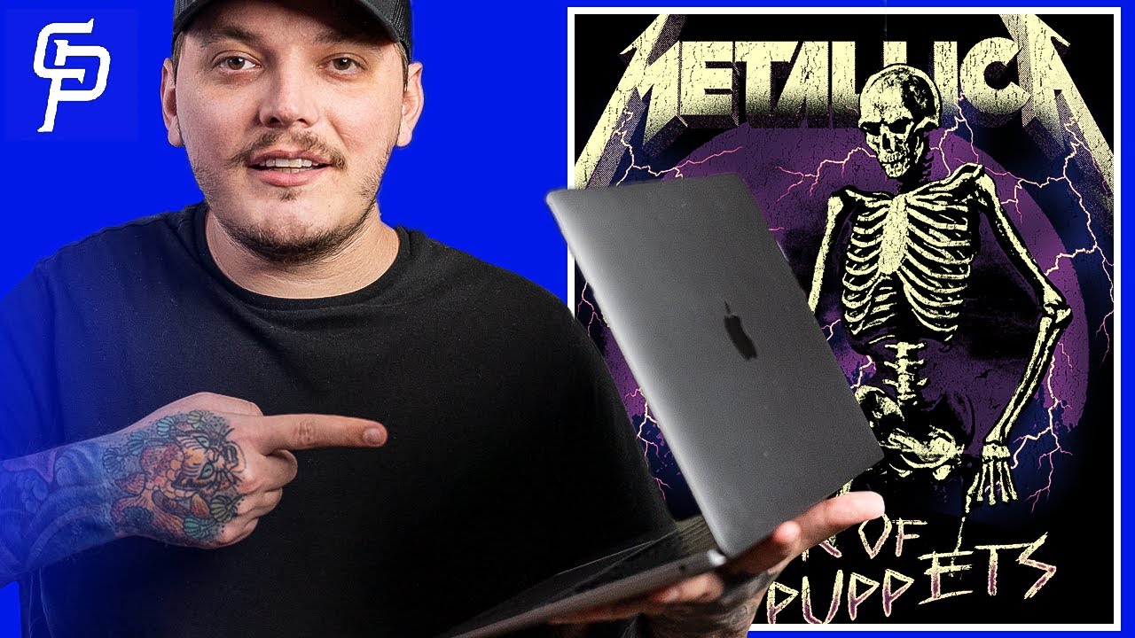Создание футболки Metallica в Photoshop