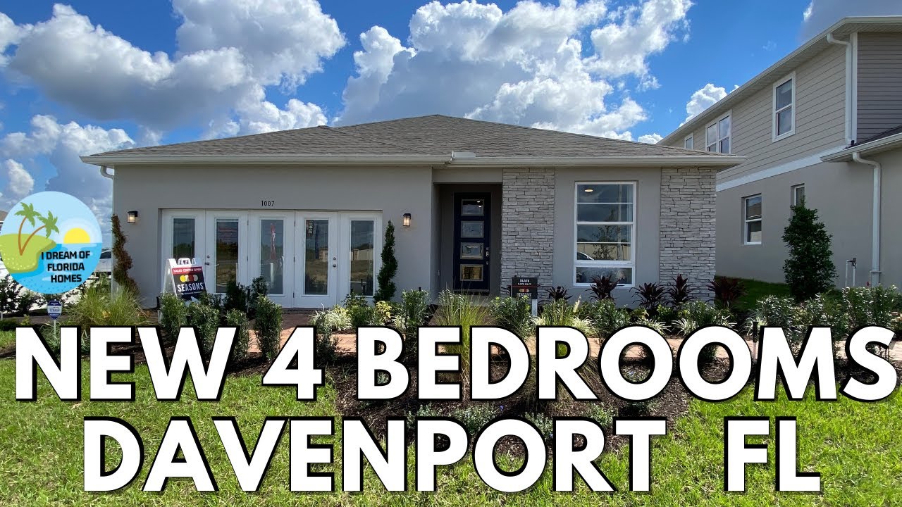 New Homes for sale in Davenport and Winter Haven Florida.  Model home tour.