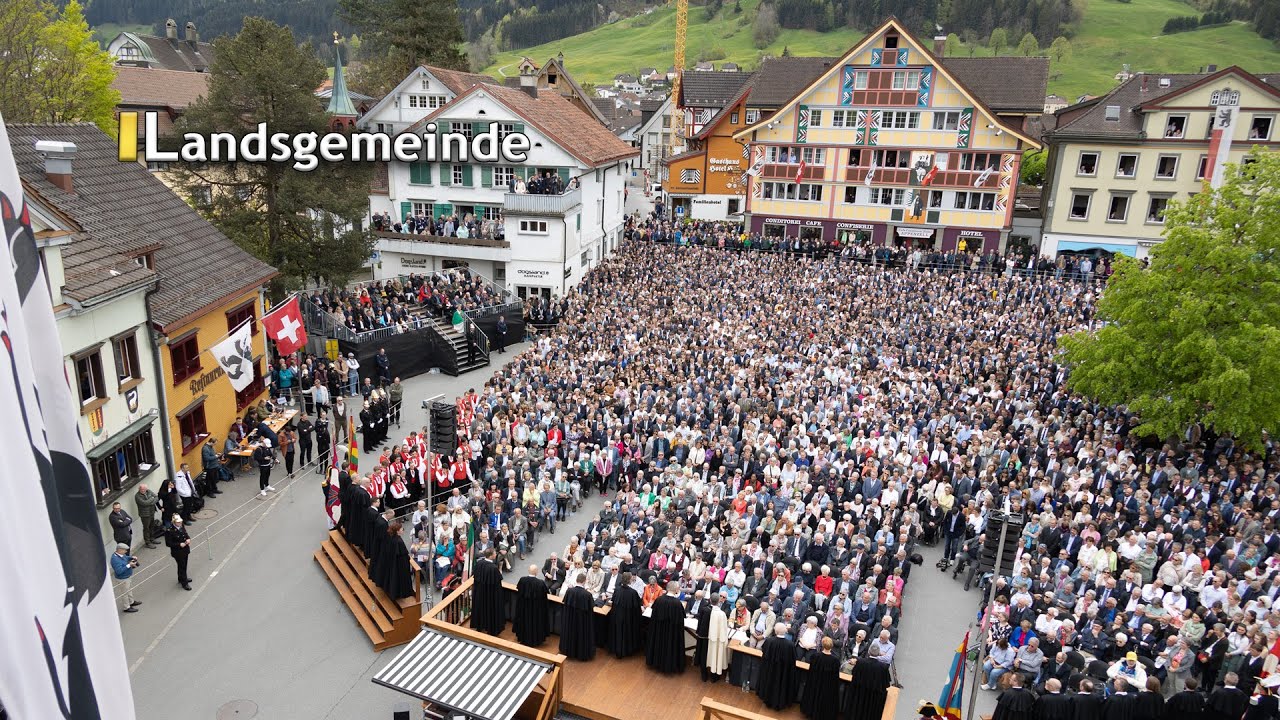Unbelievable Swiss Tradition Still Practiced Today | Appenzell Landsgemeinde