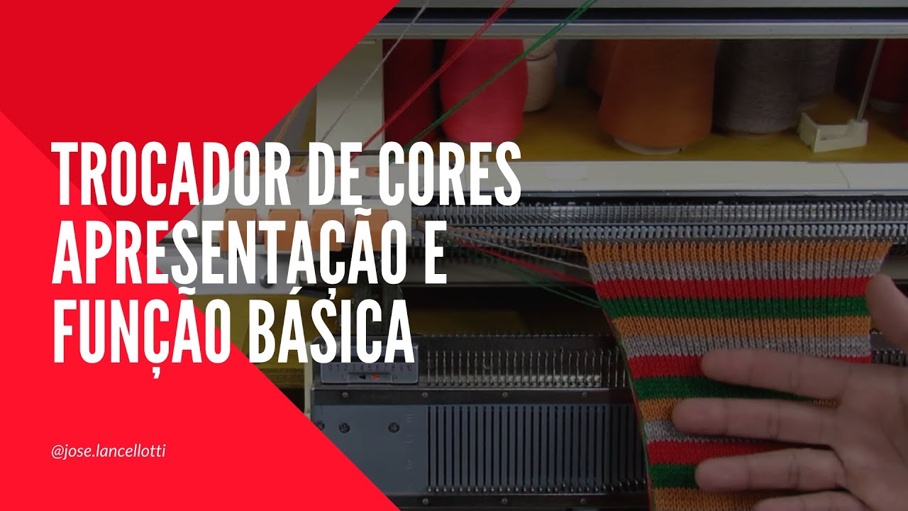 Tricô a Máquina - Elgin 840 +Frontura | Trocador de Cores - Apresentação e Função Básica