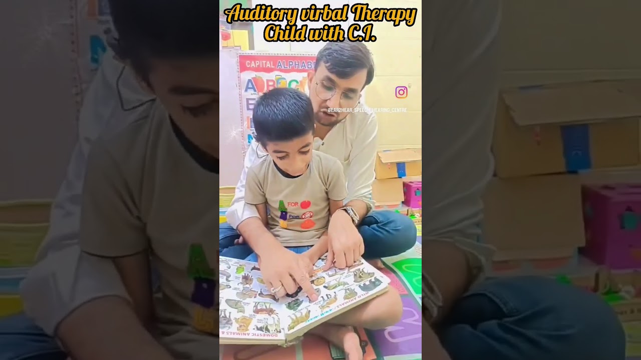 Auditory virbal Therapy Child with Cochlear implant#speechdisorder#hearingdisability#cochlearimplant