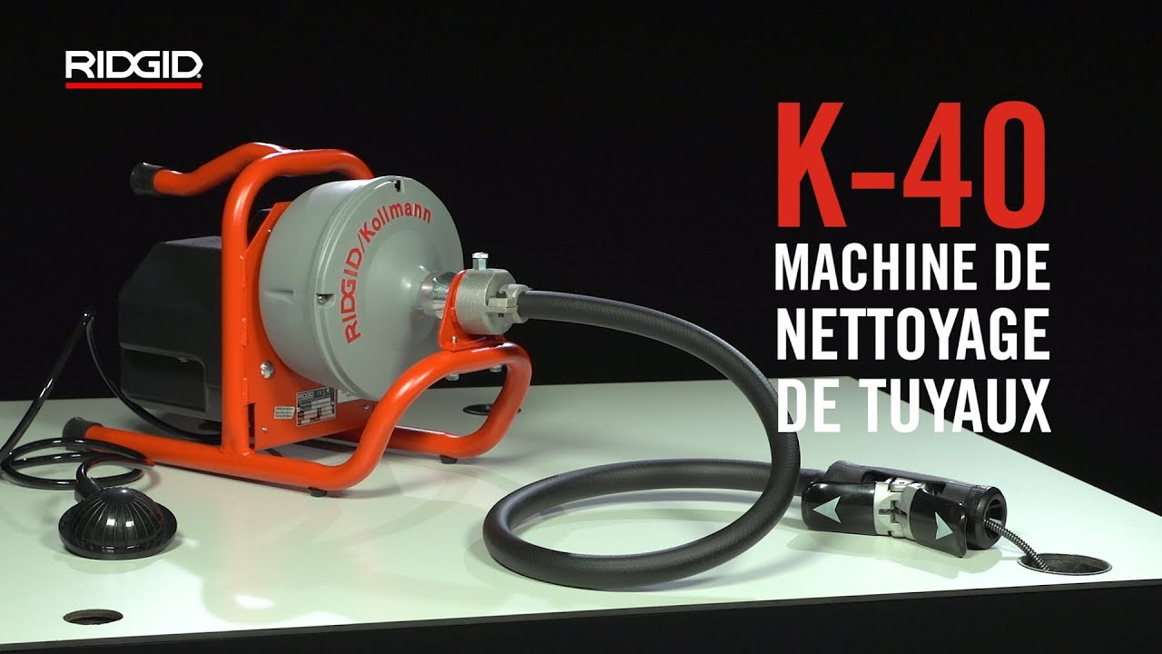 RIDGID D&eacute;boucheur de lavabo K-40