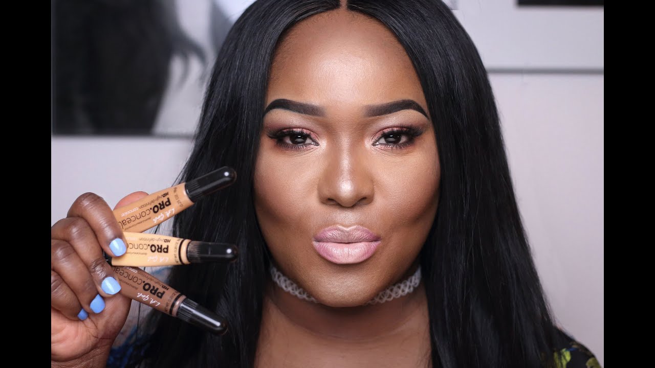 Highlight & Contour, feat. LA Girl Pro HD Concealer for Beginners !
