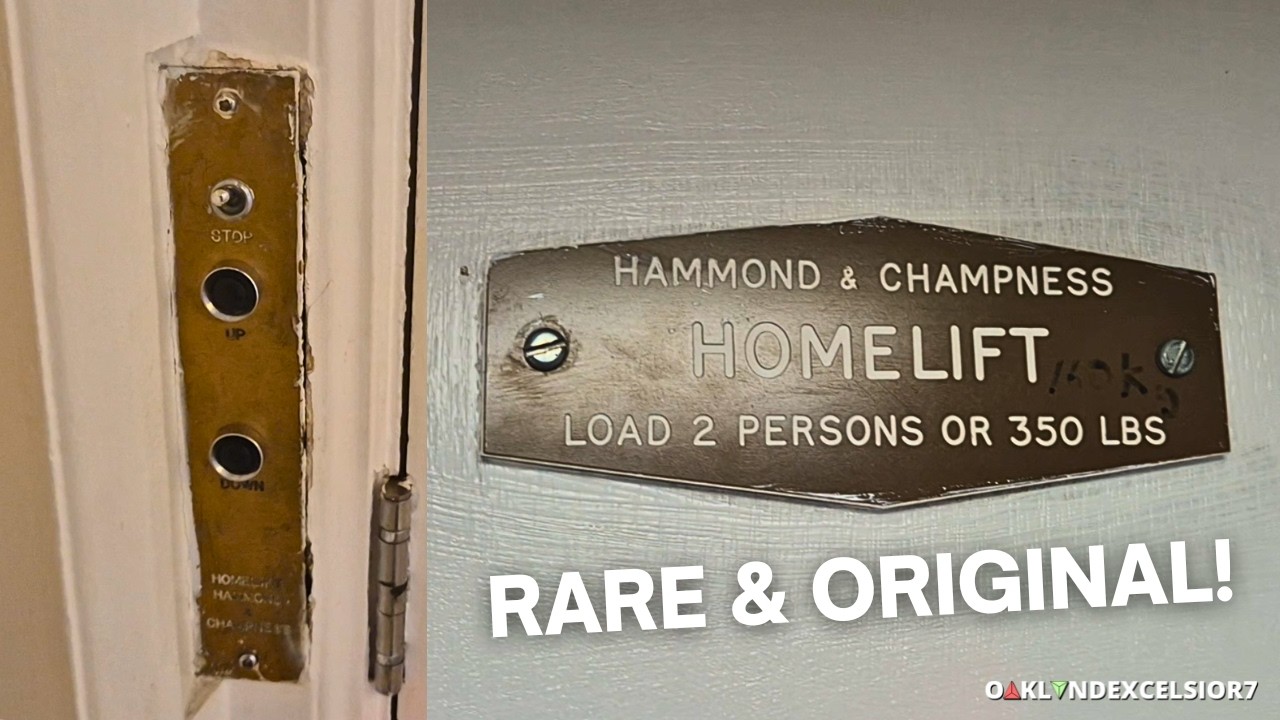 RARE Old Hammond & Champness Homelift