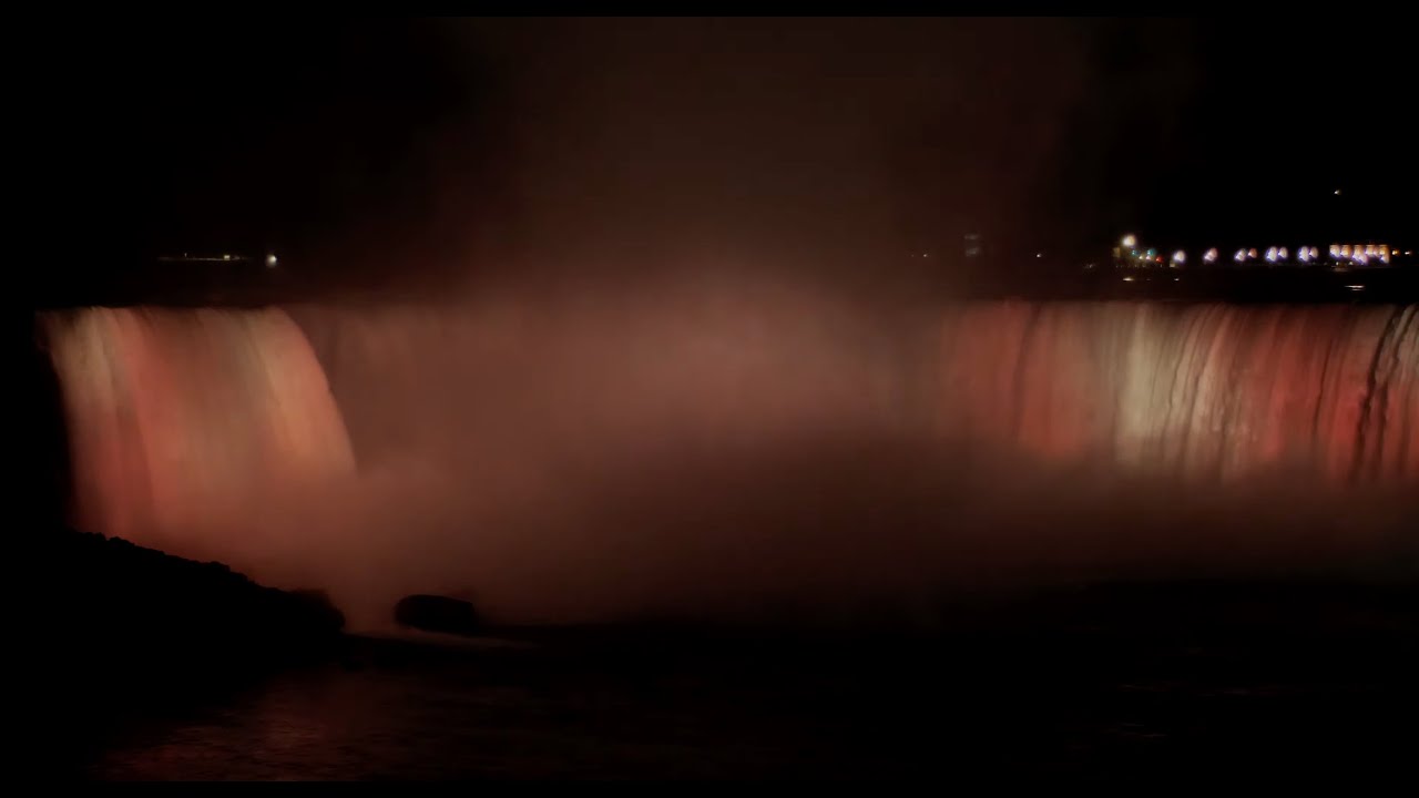 Sleep Aid Ambience: Niagara Falls at Night | No Tourists & No Interuptions