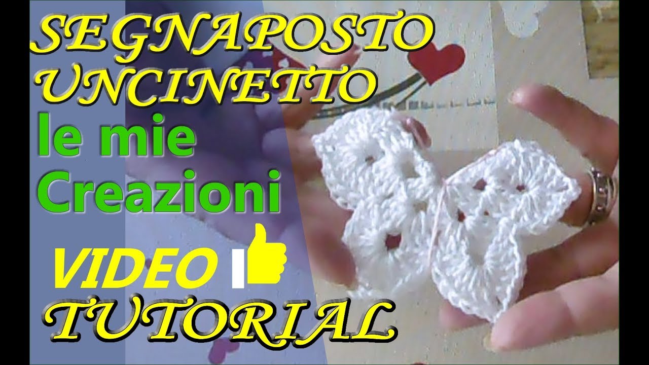 Segnaposto Uncinetto Facile | Segnaposto Farfalla Fai da Te | Tutorial