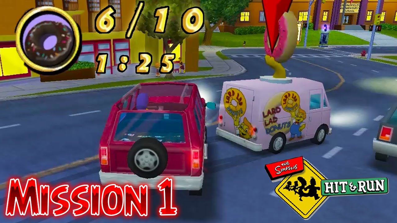 Simpsons Hit and Run: Walkthrough Level 4 - Marge Mission 1 = For a Few Donuts More  [Part 22]
