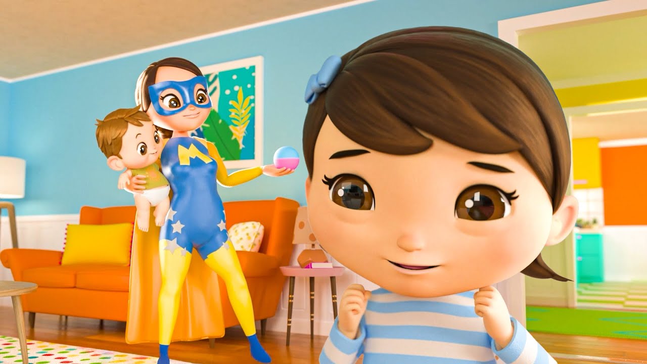 My Mommy Is A Super Mommy | Learning Songs for Kids 🎶 | Sing Along Nursery Rhymes