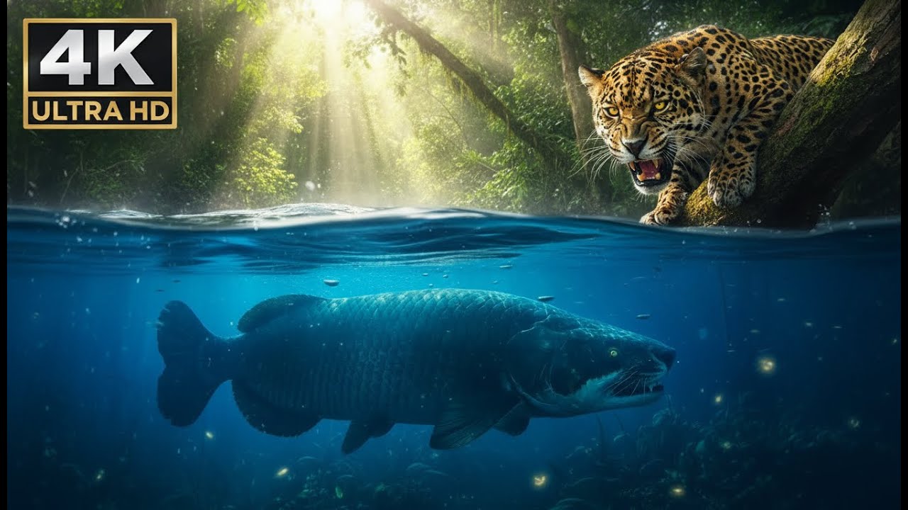 Amazon Wildlife Documentary 4K: Journey From River Depths to the Canopy | AMAZIX