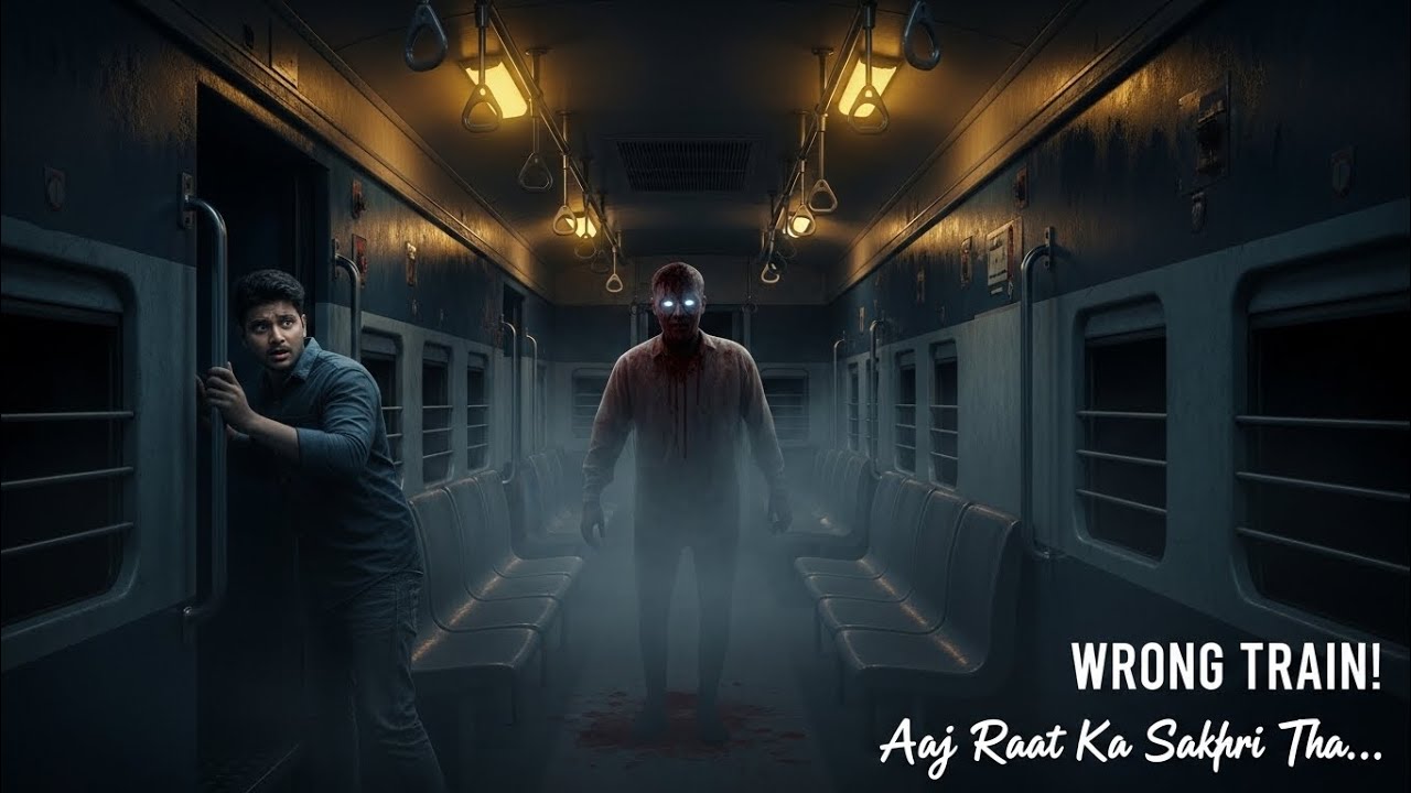 आखिरी ट्रेन 😂 Aaj Raat Ka Safar aakhri | horror story in hindi #horrorstories 