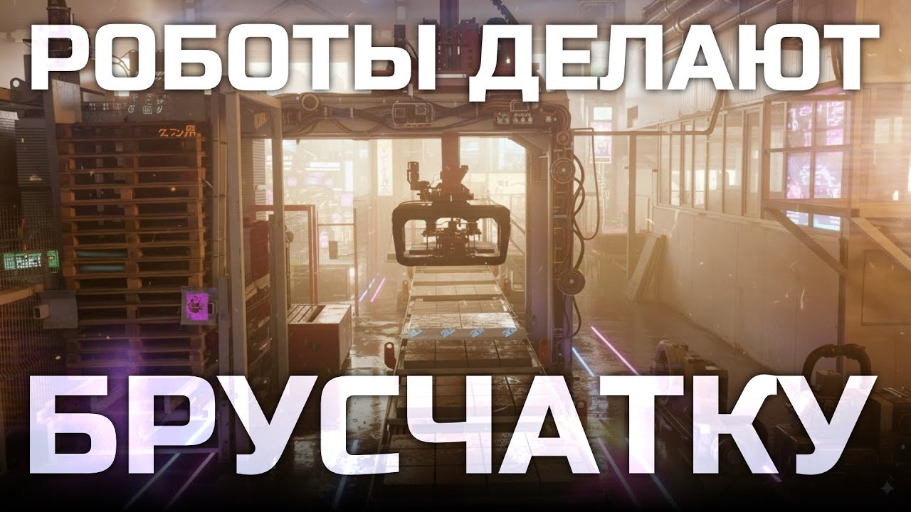 Роботизированное производство брусчатки в Алматы I АЗАГ