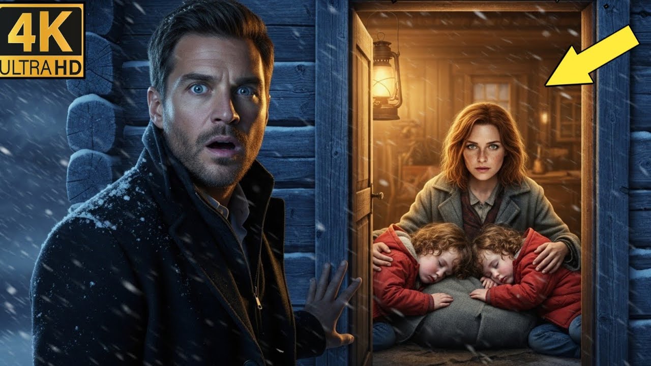 A BILLIONAIRE RETURNS TO HIS CABIN AND FINDS A POOR MOM WITH TWINS ASLEEP THEN DOES SOMETHING UNREAL