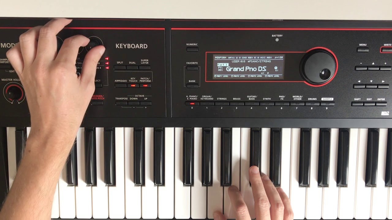 TUTORIAL ROLAND XPS-30/ JUNO-DS: Controlando volumes através dos KNOBS.